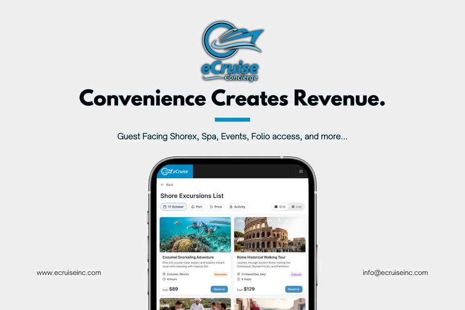 eConcierge Shore Excursions UI