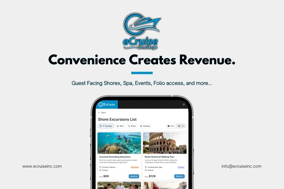 eConcierge Shore Excursions UI