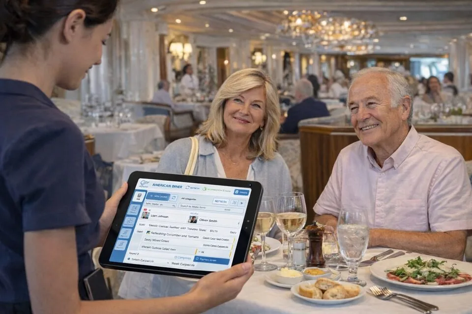 Tableside ordering with eDining