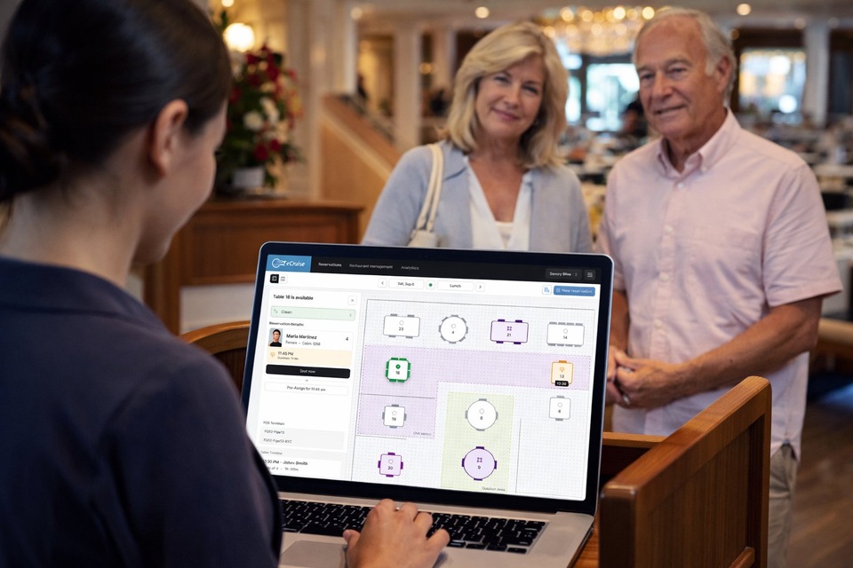 Dining Room Manager at host stand